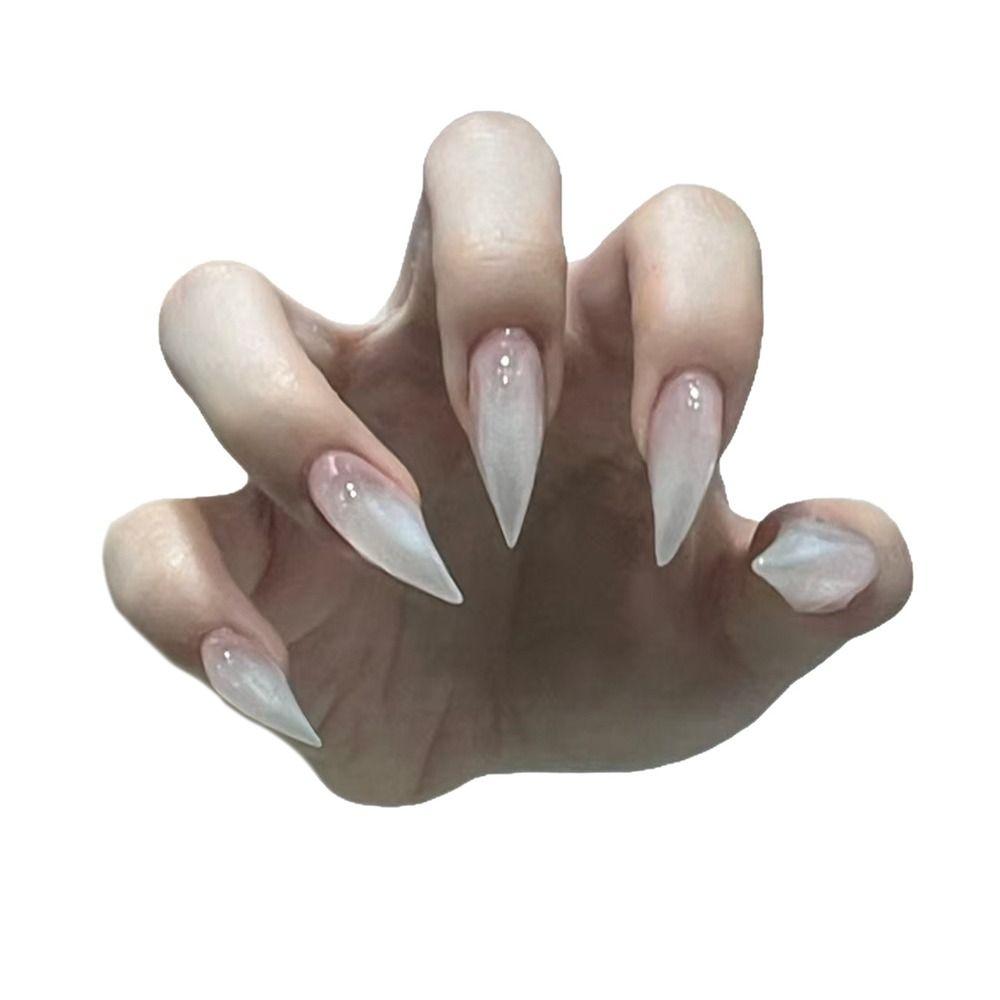 10PCS Finished Nail Art Handmade Dragon Armor Press On Eagle And Cat Claw False Nails DIY Quick Building