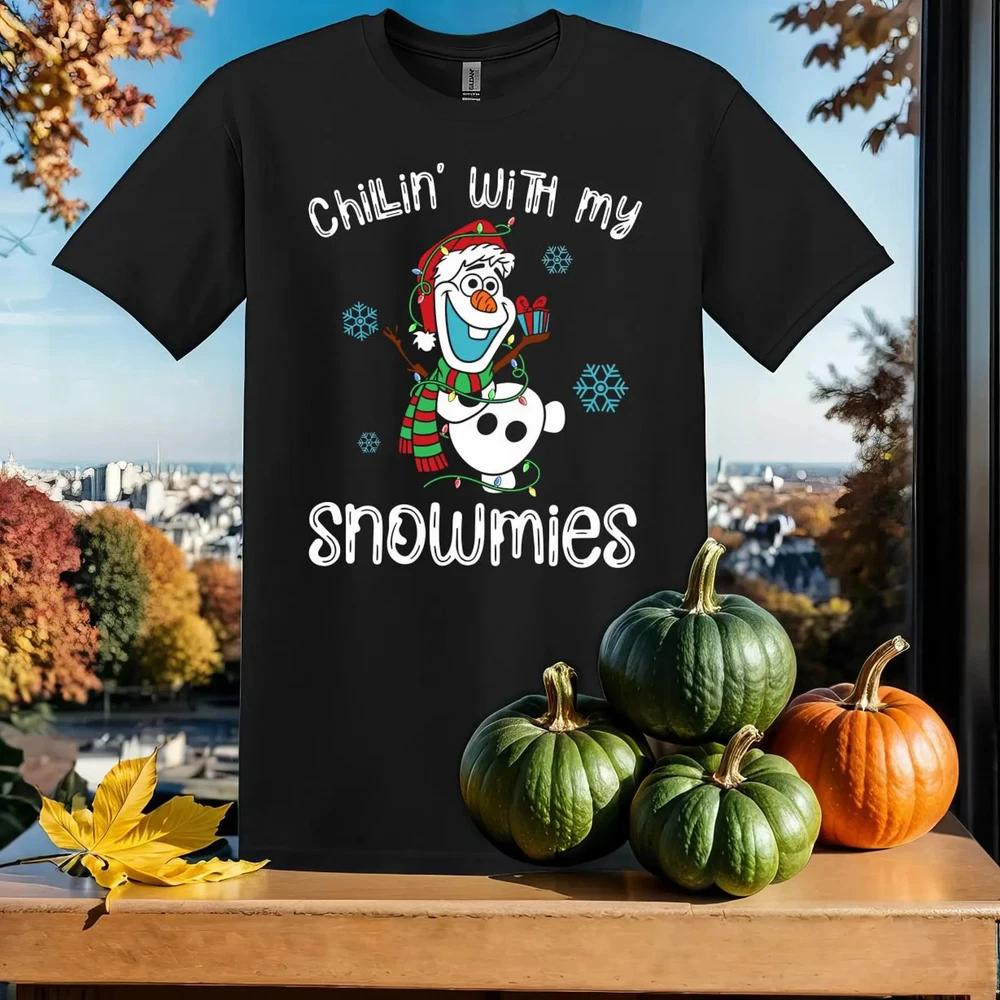 Frozen Olaf Santa Chillin TShirt 2025 S