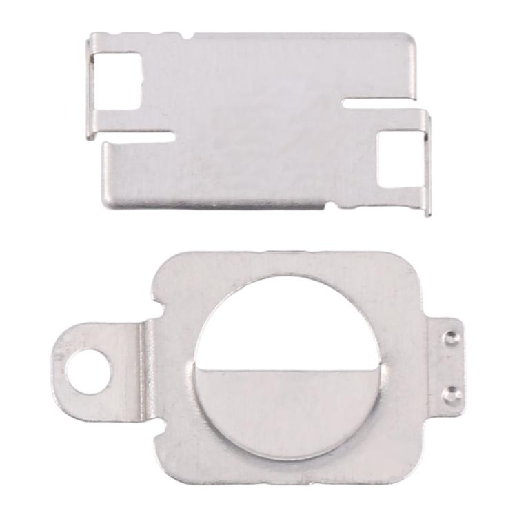 1 Pair Flashlight / Mic Iron Sheet Cover (On The Back Cover) For iPhone 14 / 14 Plus