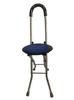 Lightweight Folding Dual-Use Cane Stool: Non-Slip, Portable Crutch and Seat for Elderly Aid