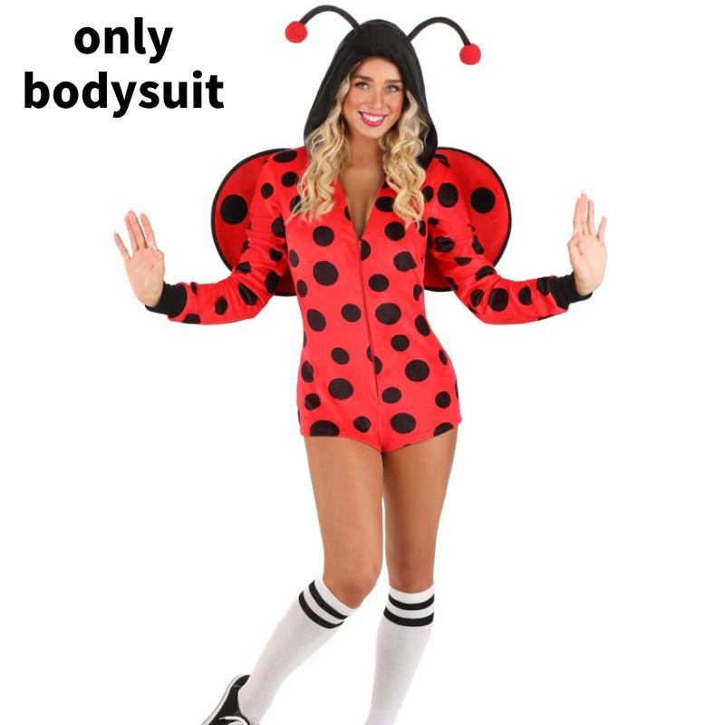 Coccinellidae Halloween Costume For Adults And Kids Polyester Beetle Insect Cosplay Party Wear