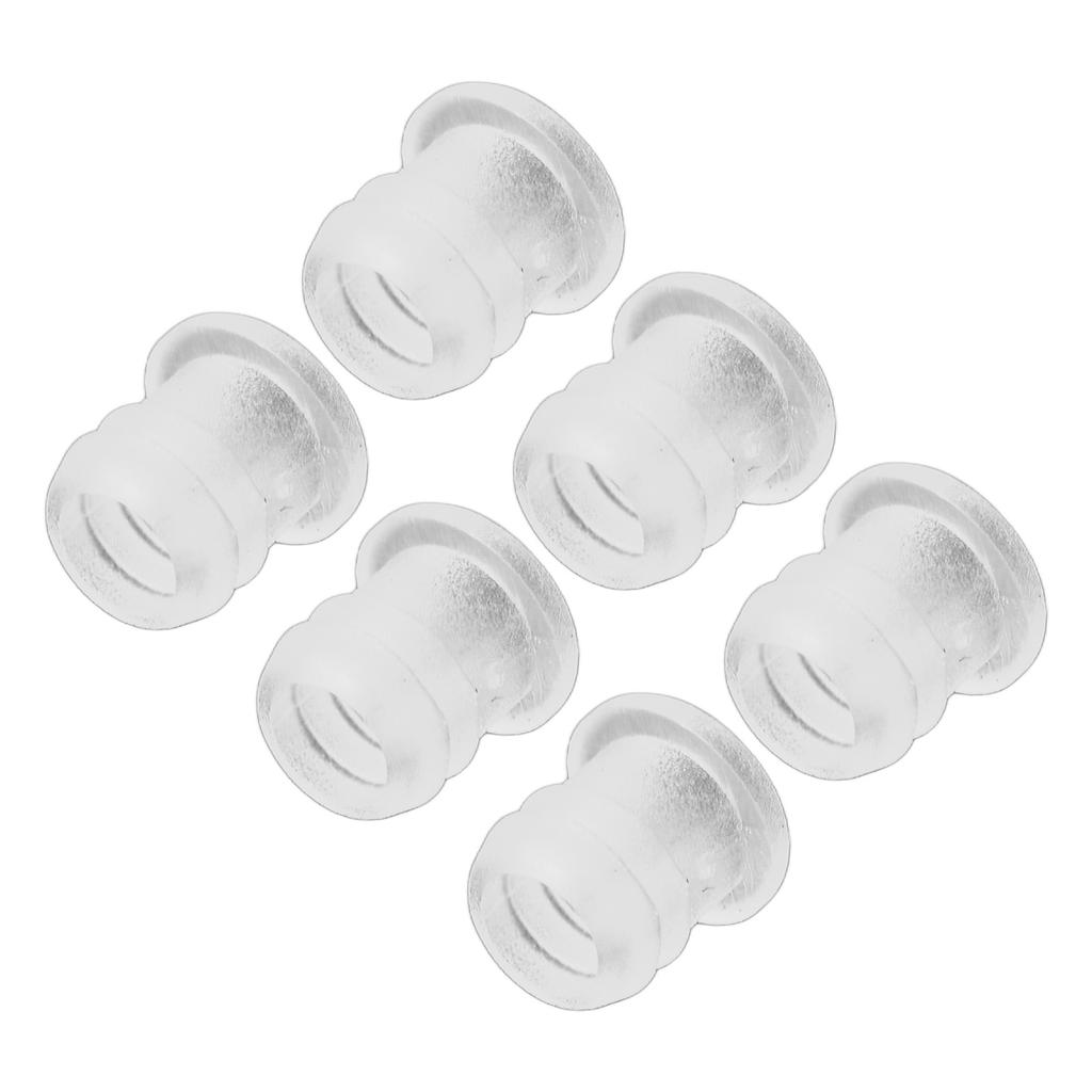 30pcs Earmold Locks Small Plastic Soft Transparent Earmold Tubing Locks Accessories