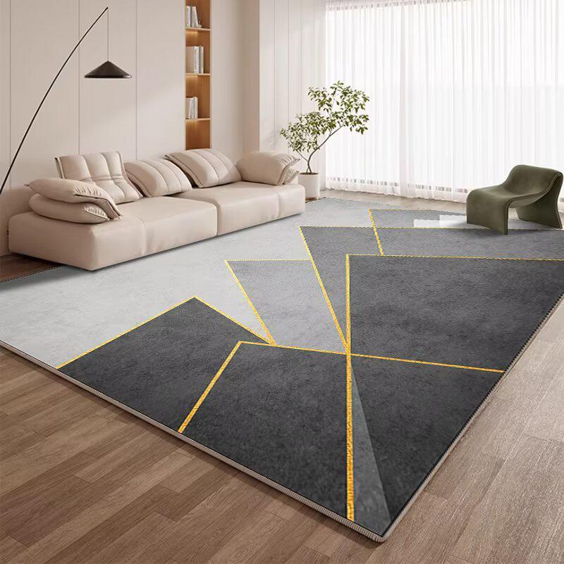 Modern Geometry Luxury Carpets for Living Room Soft Non-slip Large Carpet Bedroom Lounge Rug Coffee Table Mat Home Decor