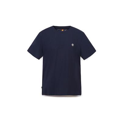 Printed Casual Quick-Dry Lightweight Short Sleeve T-Shirt Men Tops Deep-Sapphire-Blue A66CK-433