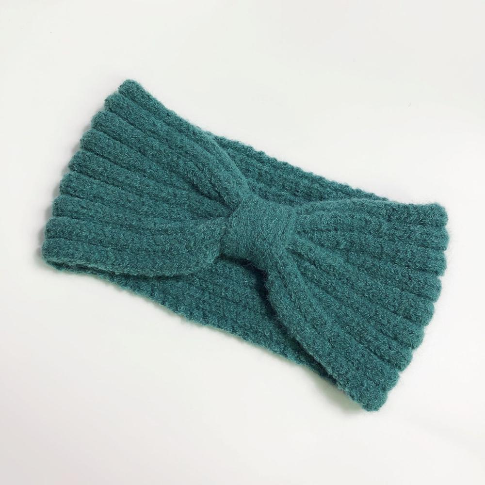 Winter Warm Headband for Women Woolen Knitting Headbands Wool Knitted Elastic Headband Headwear Girls Hair Band Hair Accessories