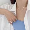 Sweet Girl Heart Daisy Small Flower Necklace Women's Collarbone Chain Autumn Style Ins Light Luxury Flower