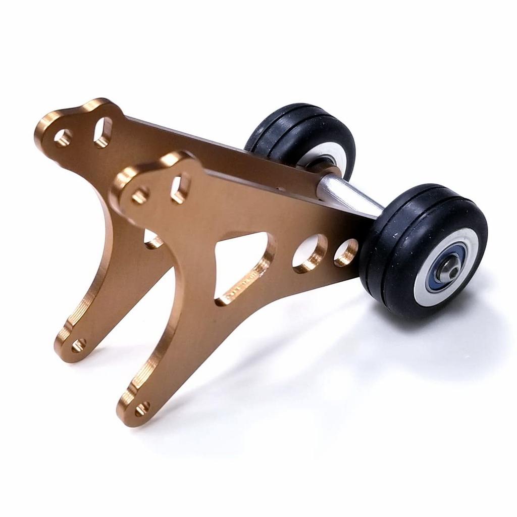 Kingfly Aluminum Wheelie Bar for Tamiya Monster Blaster (2 Tires) Beetle/Blackfoot/Mud