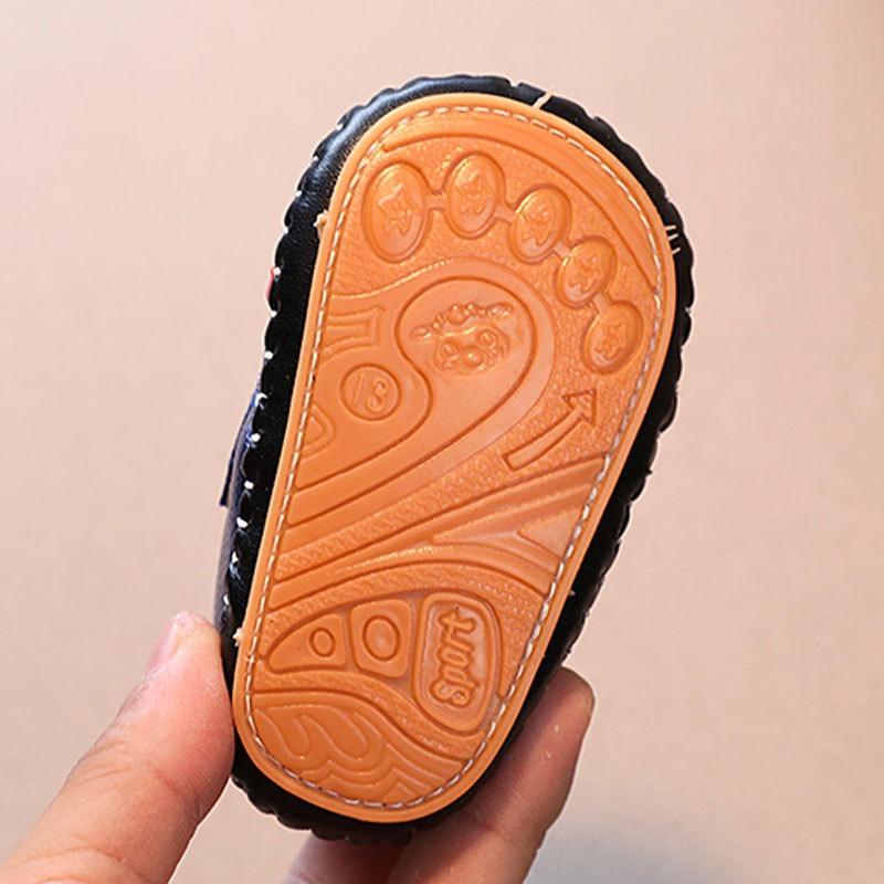 Spring/Autumn Style Baby Wrapped Shoes, Soft-Soled Unisex Infant Shoes, Pre-Walking Shoes for Boys and Girls, Small Leather Pre-Walking Shoes.