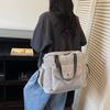 Large Capacity Travel Bag Color Contrast Tote Bag Women's Crossbody Bag