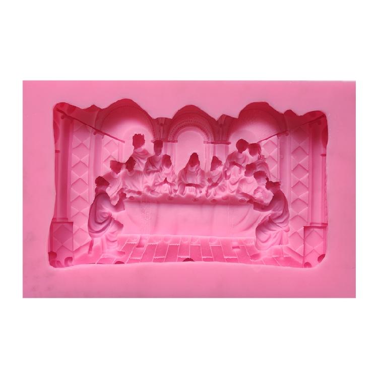 

Silicone Last Supper Photo Frame Listing Epoxy Making Mold Resin Casting Mould 1