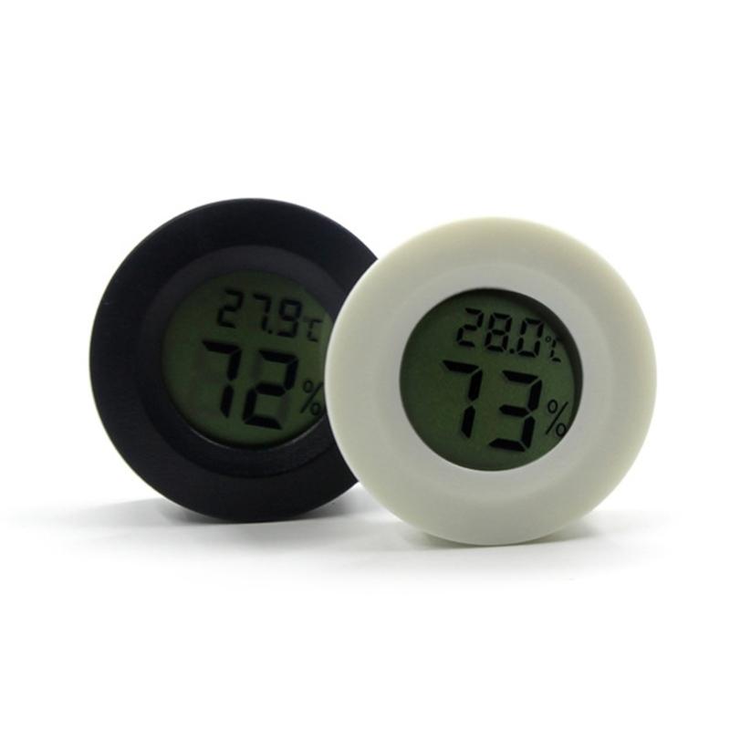 -50~ +70°C Runde Digitale Hygrometer Thermometer LCD-Anzeige Für Genaue Temperatur- Und Feuchtigkeitsüberwachung Detektor
