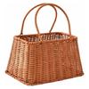 Handwoven Floral Basket Rattan Storage Basket for Picnics and Outdoor Activities