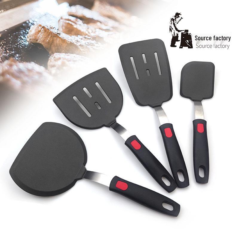 Silicone Non-stick Griddle Spatula: Anti-scalding, Heat-resistant Kitchen Tool for Pancakes & Tamagoyaki