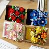 Non-Toxic Creative Artificial Flower Picture Frame Building Blocks Plastic Flowers Bricks Diy Art Ornament Valentine'S Day Gifts