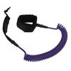 7mm 10Ft Surfing Foot Rope Adjustable Elastic TPU Surfboard Leg Straps Stand Up Paddle LeashPurple