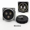 WS55 TQ+Z Waterproof IP65 Automotive Connector M55 Soldering Multi Core 4 7 40 53 61 Pin Power Adapter Male Plug Female Socket
