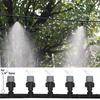 10-20M Automatic Watering Irrigation System Portable Misting Fog Nozzles Garden Hose Spray Head W/ 4/7mm Tee Connector for Patio