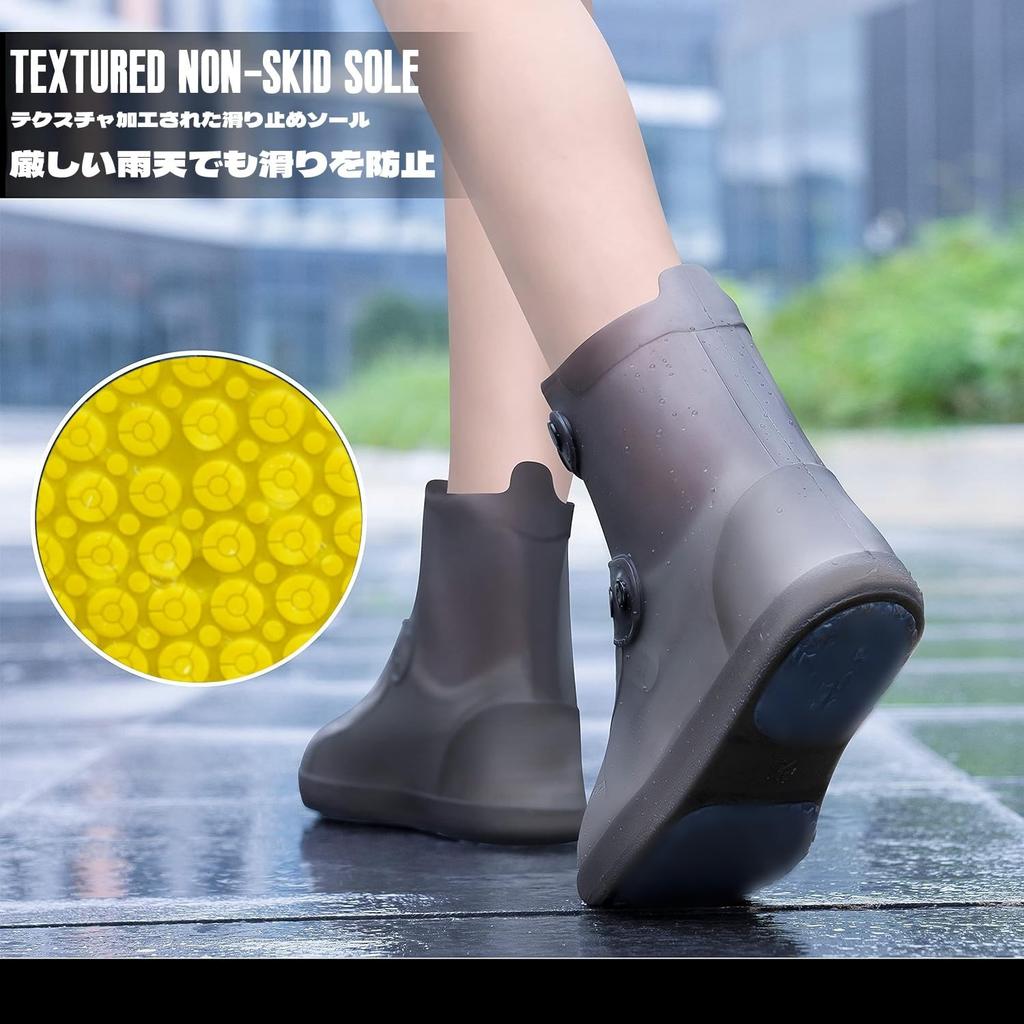 Vodotěsné návleky na boty Zukida do deště pro řeku a vyrobené ze 2 opakovaně použitelných dešťových a ideální pro a deštivé rafting, trekking, cestování, turistiku, další. PVC.