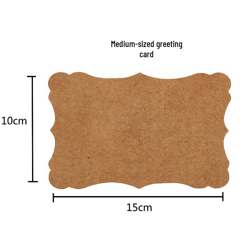 High-Quality Retro Kraft Paper Envelopes for Postcards and Greeting Cards - Western Style