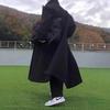 Men's Double-Breasted Wool Coat - British Korean Style, Mid-Length, Autumn/Winter Fashion
