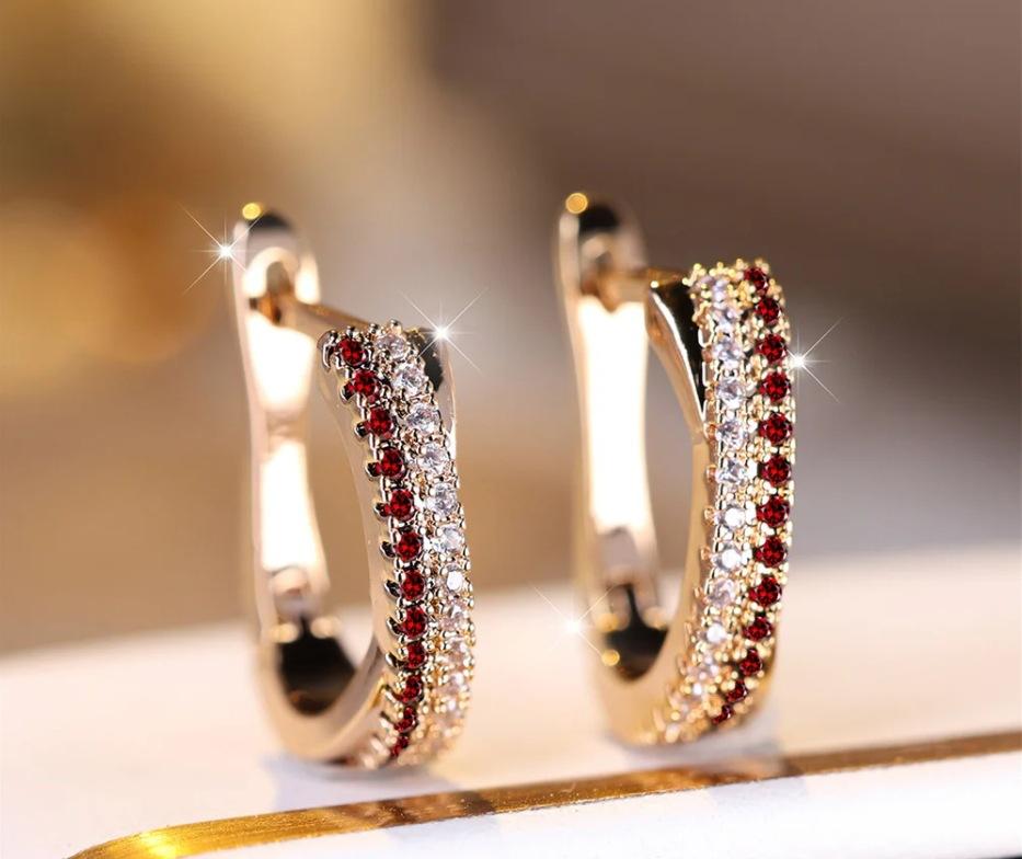 Water Drop Pearl Rhinestone Tassel Earrings