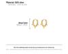 Banyan Tree S925 Silver Punk Hip-Hop Zircon Pointed Hoop Earrings for Women