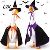 Christmas Porch Goose Outfit Halloween Ghost Outfit, Apparel, Festive Costume Outdoor Holiday Decor for 23 Inch Statue, Garden Yard Lawn Decoration