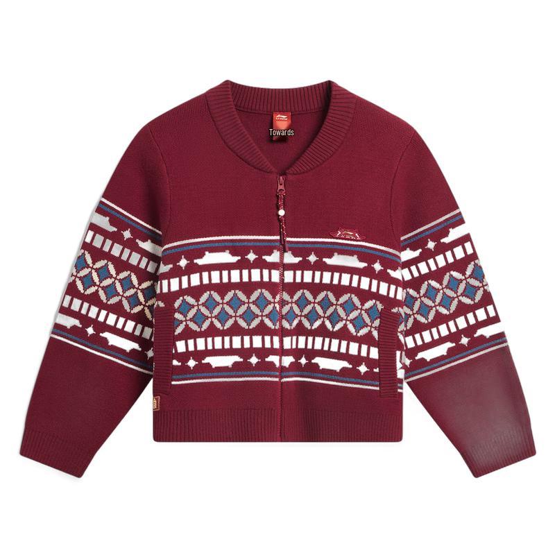 Li-Ning Forbidden City New Year Edition Women's Knit Cardigan Jacket