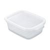 Inomata Chemical Co., Ltd. Microwave Cooker for Warm Vegetables, Clear White, 1.1L Capacity