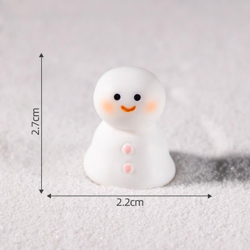 Cute Micro-landscape Christmas Puppy Pig Playing with SnowSmall Animal Decorative Accessories Desktop Mini Ornaments