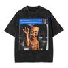 There Is Motion At Your Front Door Tung Tung Tung John Pork Men T Shirts Washed Vintage Tee Shirt Short Sleeve Crewneck Tshirt