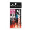 Hayabusa FS456 Shunkan Assist Hook Double 2cm #2/0 2-Pack