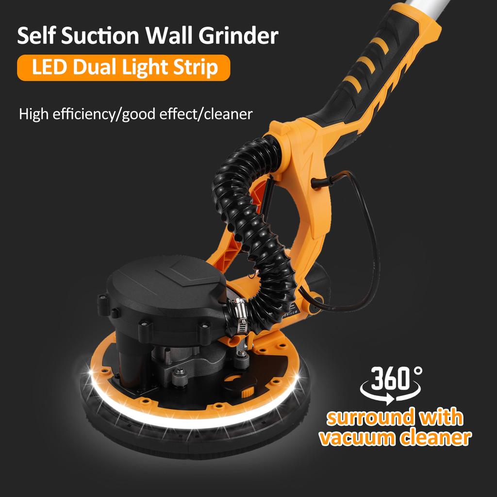 1800RPM Automatic Dust Absorption Electric Giraffe Drywall Sander High Efficiency Dustless Putty Wall Sanding Machine