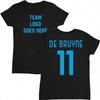De Bruyne-Inspiriertes 11er Trikot-Stil - Napoli Tribute Damen Rundhals-T-Shirt