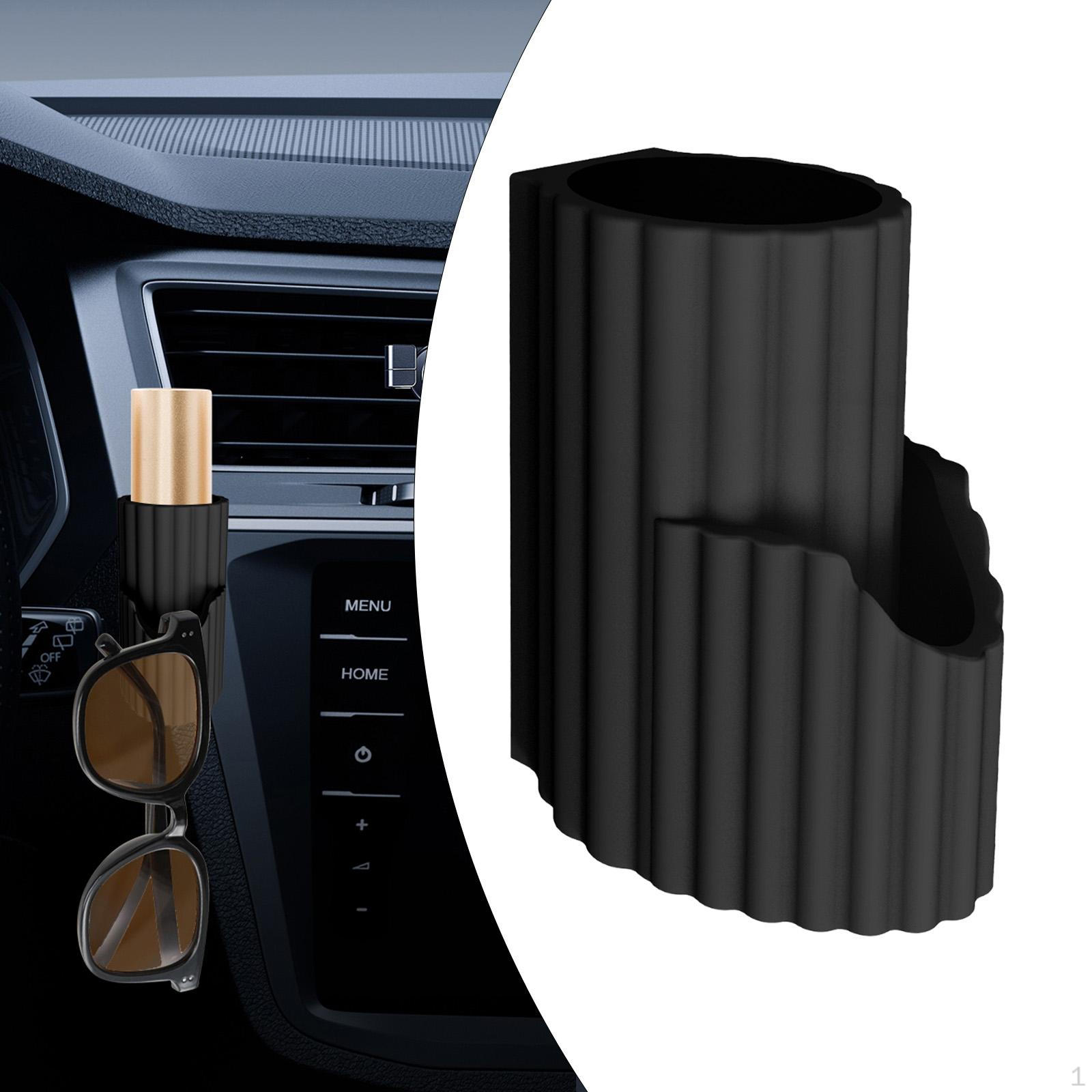 Car Chapstick Holder with Sunglasses Multipurpose Vehicle Rack Mount Lightweight Sleek