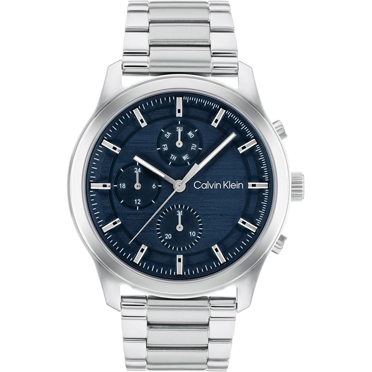 

Calvin Klein Analog Sports Multifunction with Bracelet Men s Watch, Navy/Silver,