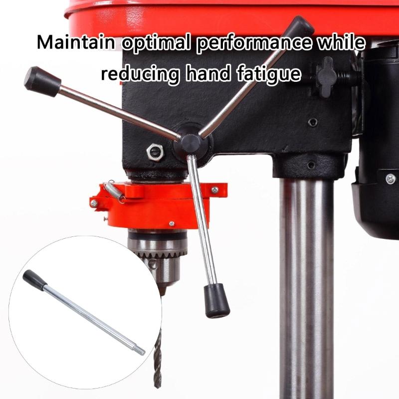 Highly Strength M8x200 Machine Tool Handle Steel Shanks With Durability Bakelite Grip For Precise Drilling Equipment