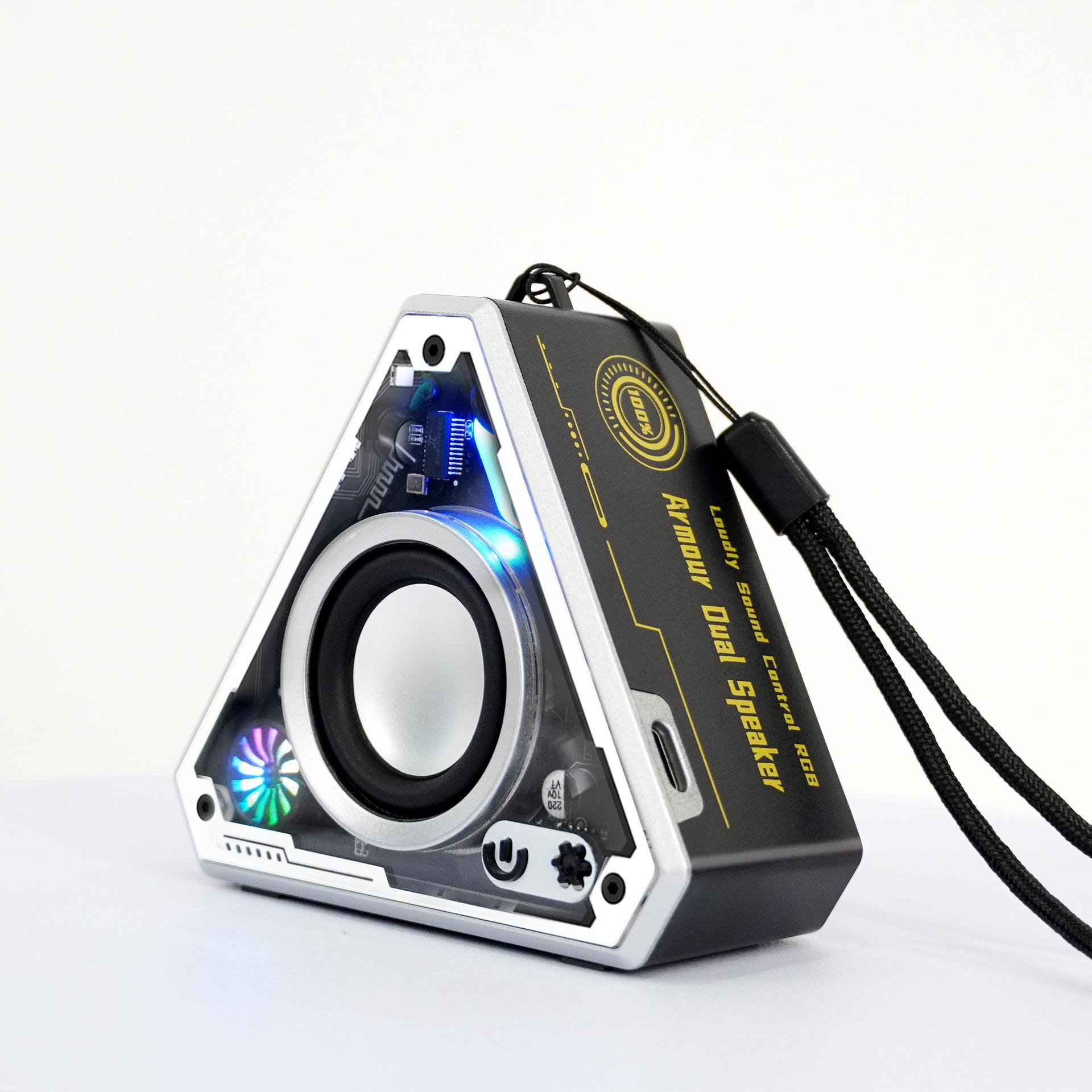 

Портативный мини Bluetooth наружный динамик V2 - профессиональный беспроводной настольный Mecha Sound