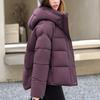 Fashion Women's Coats Winter Short Parkas Hooded Casual Loose Thick Warm Outerwears Women Jackets