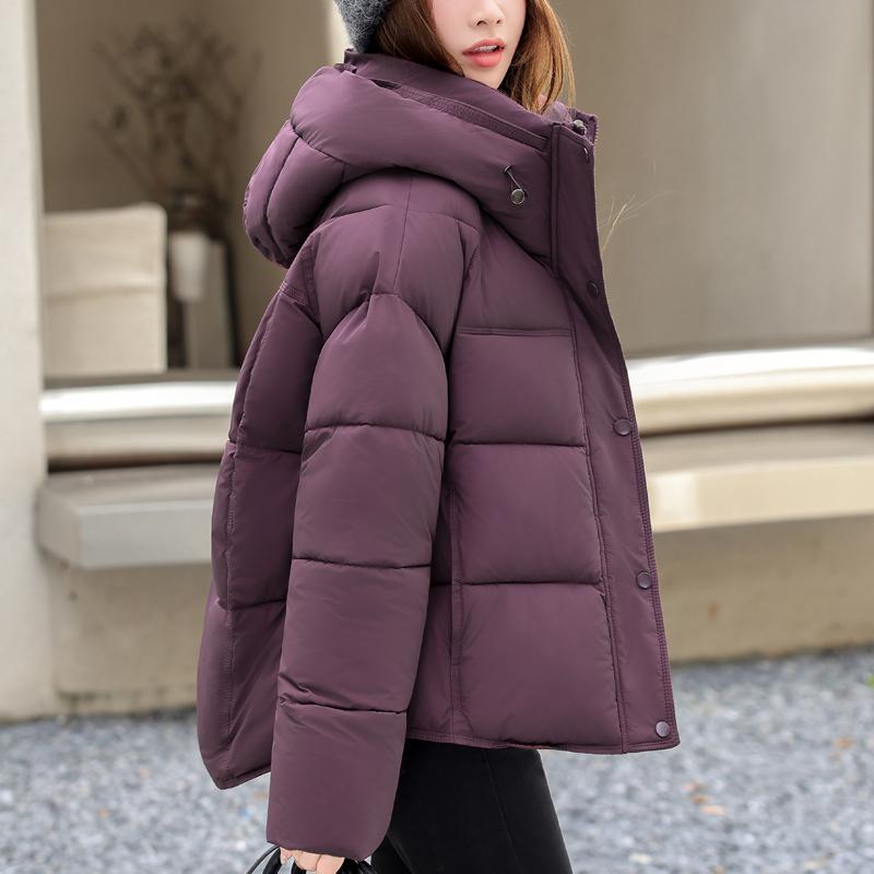 Fashion Women's Coats Winter Short Parkas Hooded Casual Loose Thick Warm Outerwears Women Jackets
