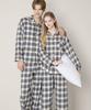 [BYC] Unisex Cotton Fleece Blue Check Pajama Set [Shipped from Korea] 100% Authentic