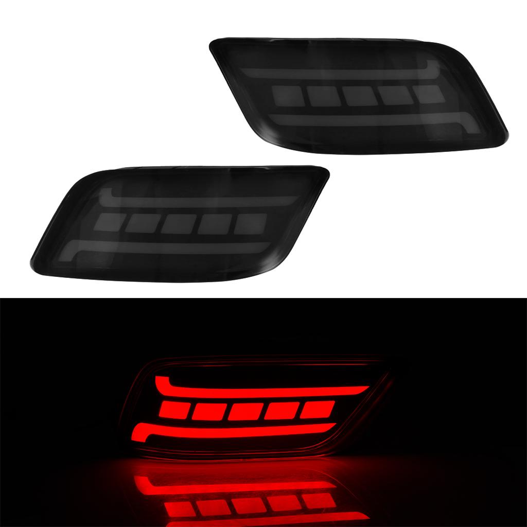 For Subaru Forester 2019 2020 2021 2022 2023 Car LED Rear Bumper Reflector Light Tail Sequential Auto Turn Signal Brake Lamp 12V