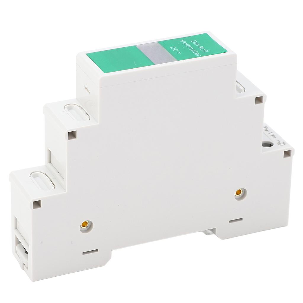 DC Voltage Meter LED Digital Display Switching Output DIN Rail Mount Voltmeter Electrical