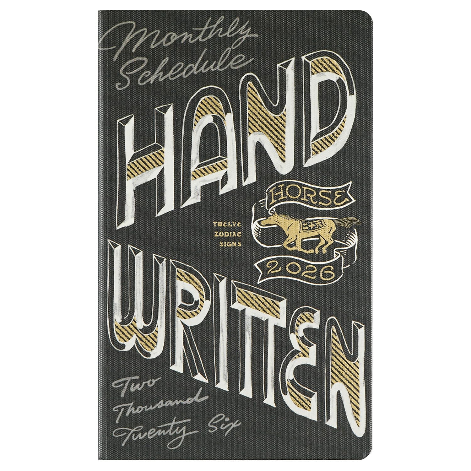 

Greeting Life Chalk Boy Planner 2026 B6 Slim Monthly Hardcover Black December CD-1412-CB (Starts 2025) чёрный