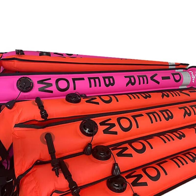 HOTDIVE 1.2m Reflective Nylon Inflatable Dive SMB