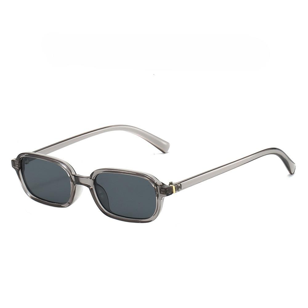 

2026 Trendy Eyewear Rectangle Sun Glasses Men Women Anti UV400 Vintage Sunglasses Shades Eyepiece Small Square Glasses сірий