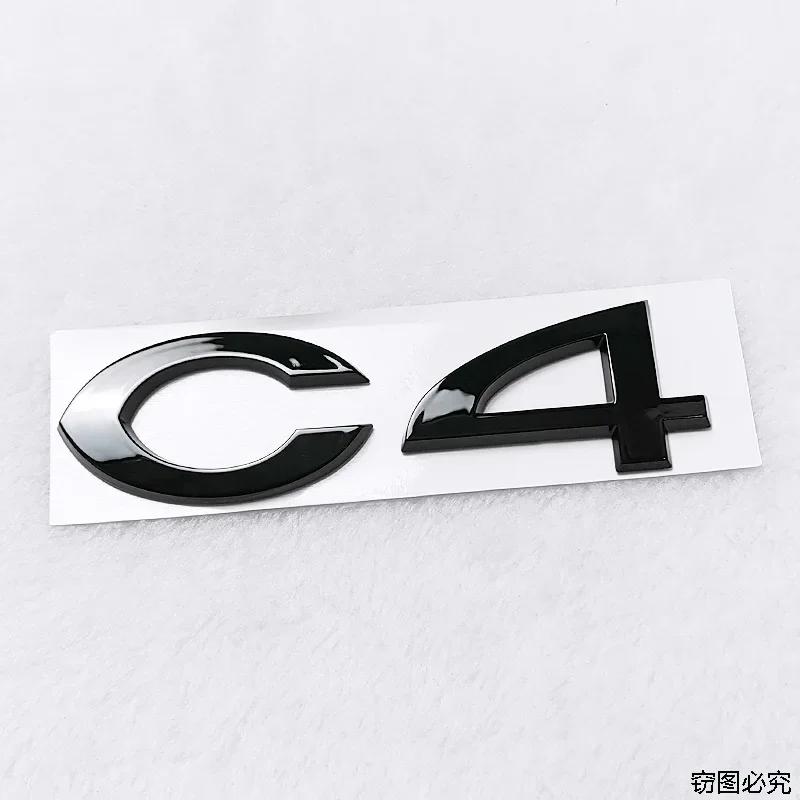C2 C4 C5 Logo ABS 3D Car Rear Trunk Badge Sticker Styling for Citroen Brand Emblem Auto Body Decals Auto Modified Accessories
