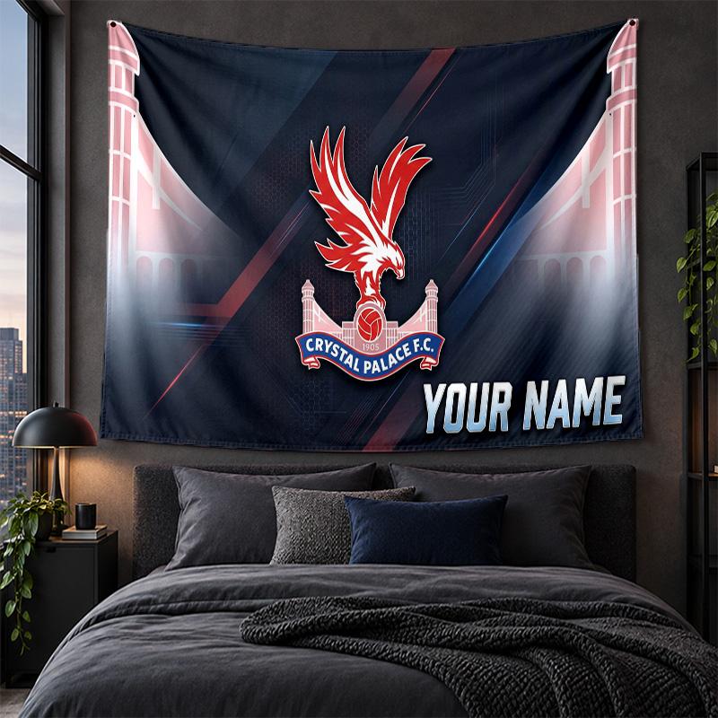 Personalized Tapestry Wall Hanging Crystal Palace Pattern Art Background Cloth