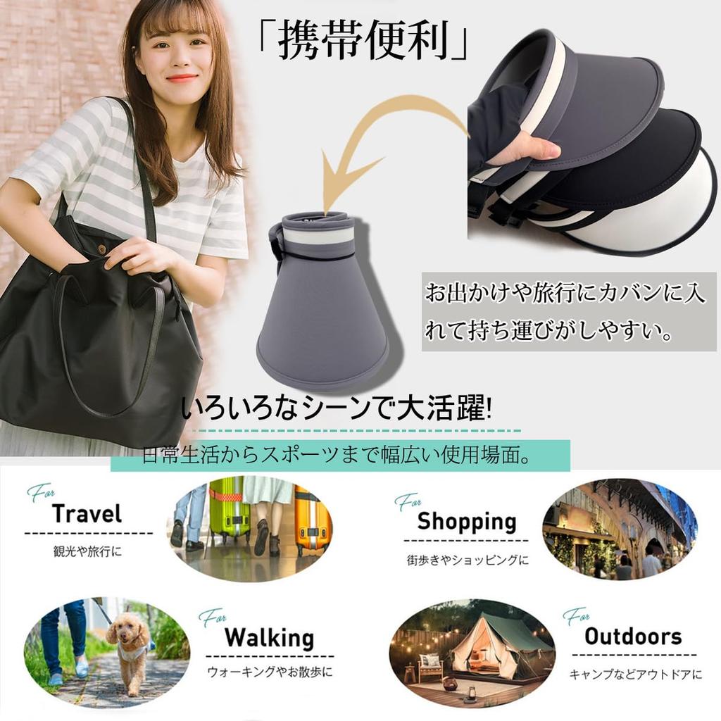 Sonne UV Sonne Breit UV Kinn Klein Schweiß Groß Outdoor [Sandyting] Damen Visor, Schutz, Hut, Krempe, Schutz, Riemen, Gesicht, Saugfähig, Kühl, Größe,