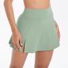 New Cloud Inspired High Waisted Yoga Short Skirt, Breathable Mini Skirt Pants, Running Fitness Anti Glare Sports Tennis Skirt For Women